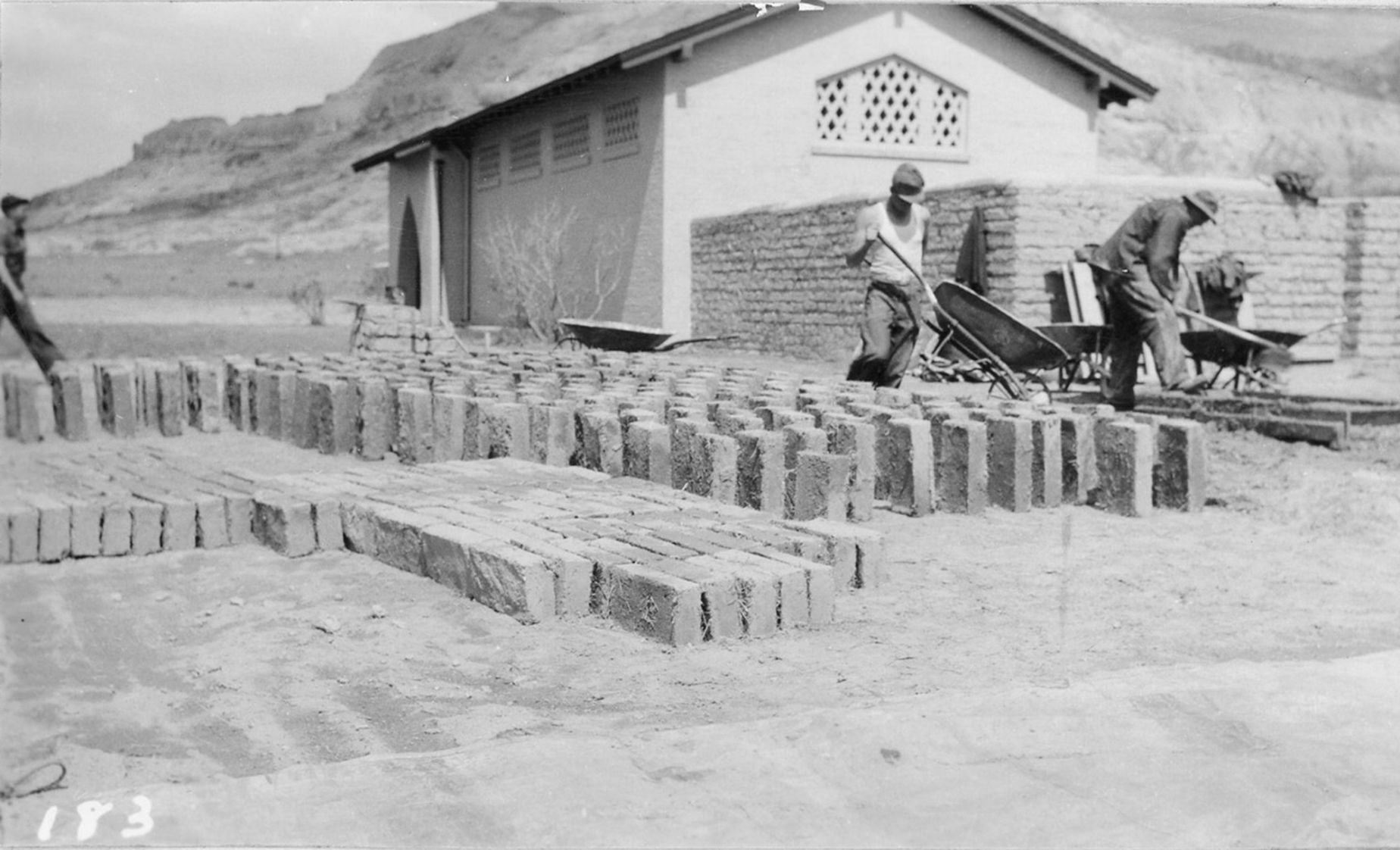 PHOTOS: Scotts Bluff National Monument personnel save adobe bricks